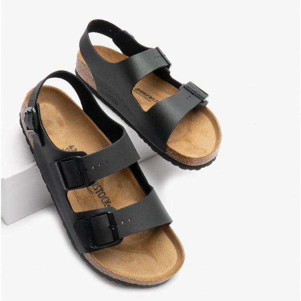 BIRKENSTOCK MILANO BLACK BIRKO FLOR REGULAR