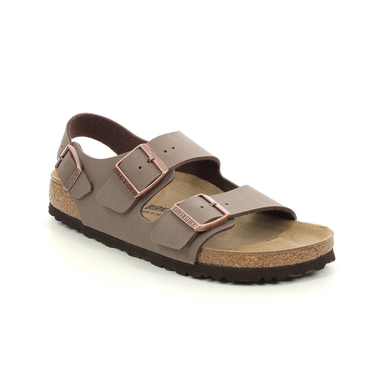 BIRKENSTOCK MILANO MOCHA BIRKIBUC NARROW