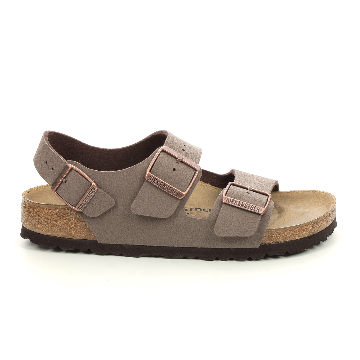 BIRKENSTOCK MILANO MOCHA BIRKIBUC NARROW