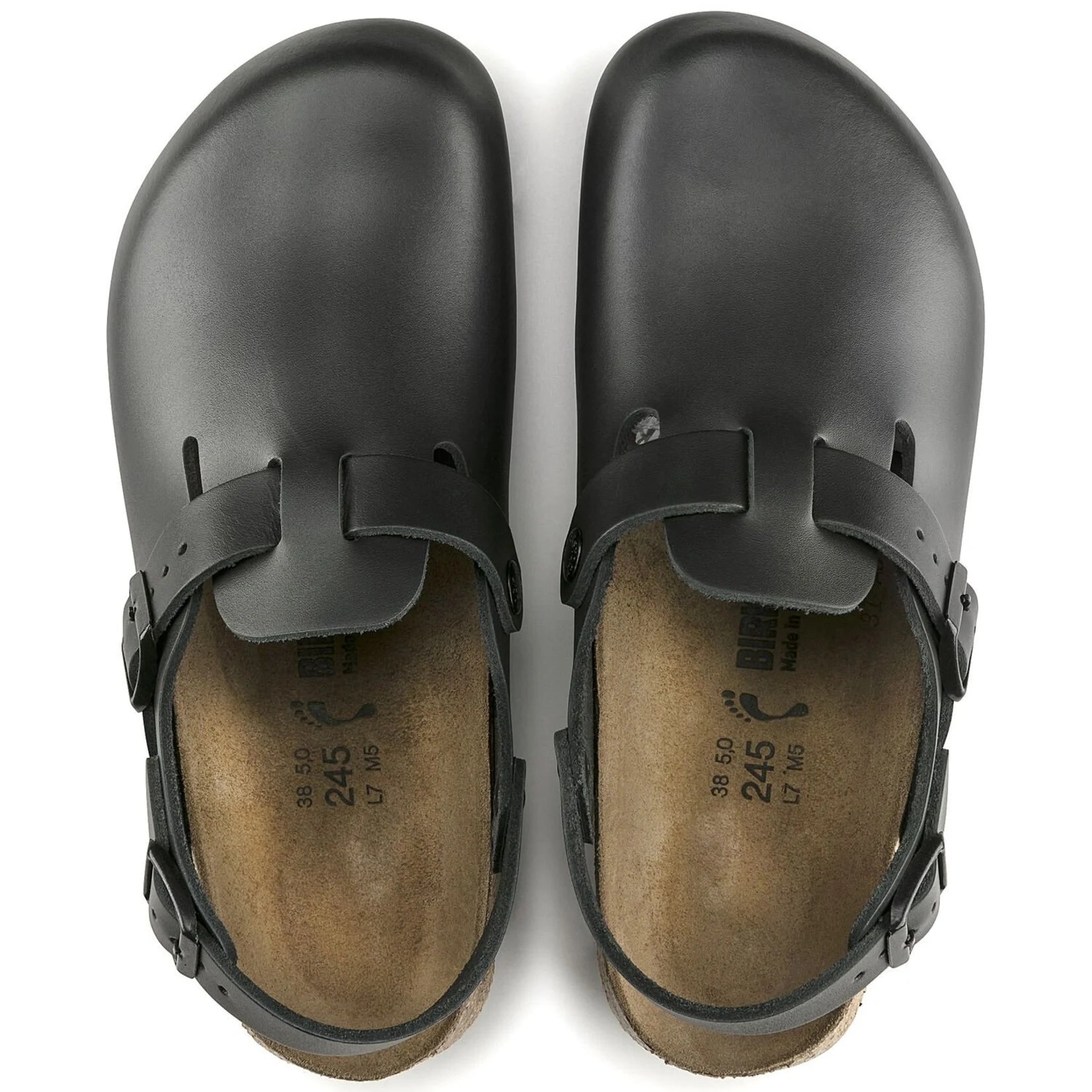 BIRKENSTOCK TOKYO BLACK LEATHER