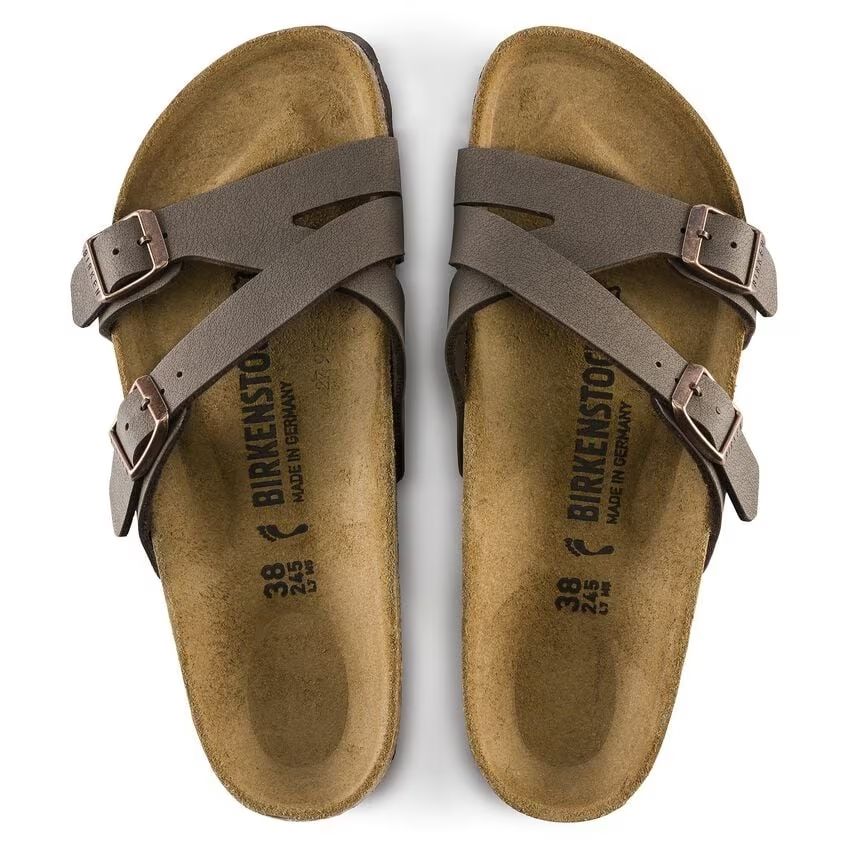 Birkenstock Yao Balance Geometric Strap Sandal - Iconic Comfort - EVA Sole - Anatomically Shaped Footbed - Adjustable Buckles - Multiple Colors and Size