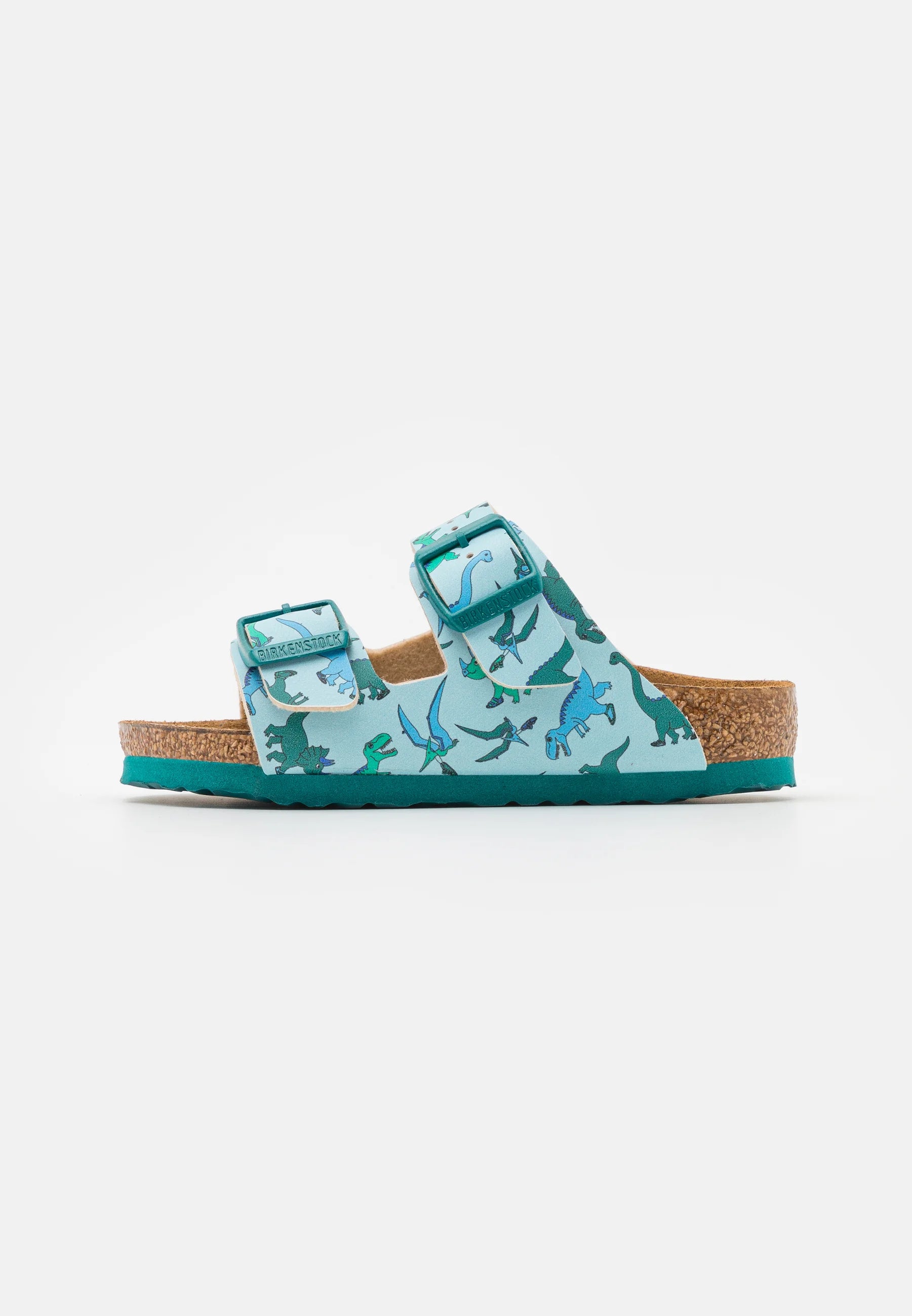 BIRKENSTOCK ARIZONA KID DINO BLUE BIRKO FLOR NARROW