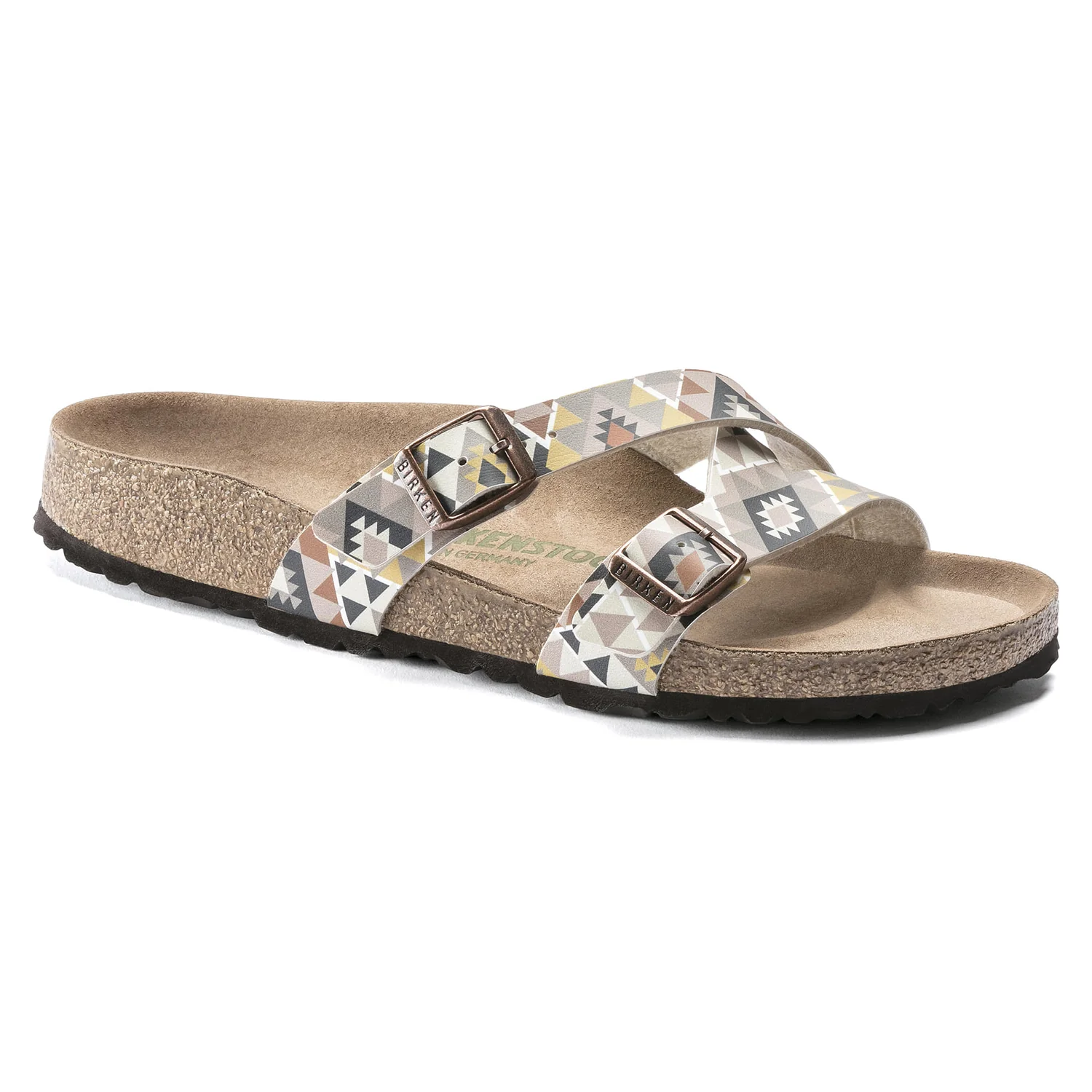 Birkenstock Yao Balance Geometric Strap Sandal - Iconic Comfort - EVA Sole - Anatomically Shaped Footbed - Adjustable Buckles - Multiple Colors and Size