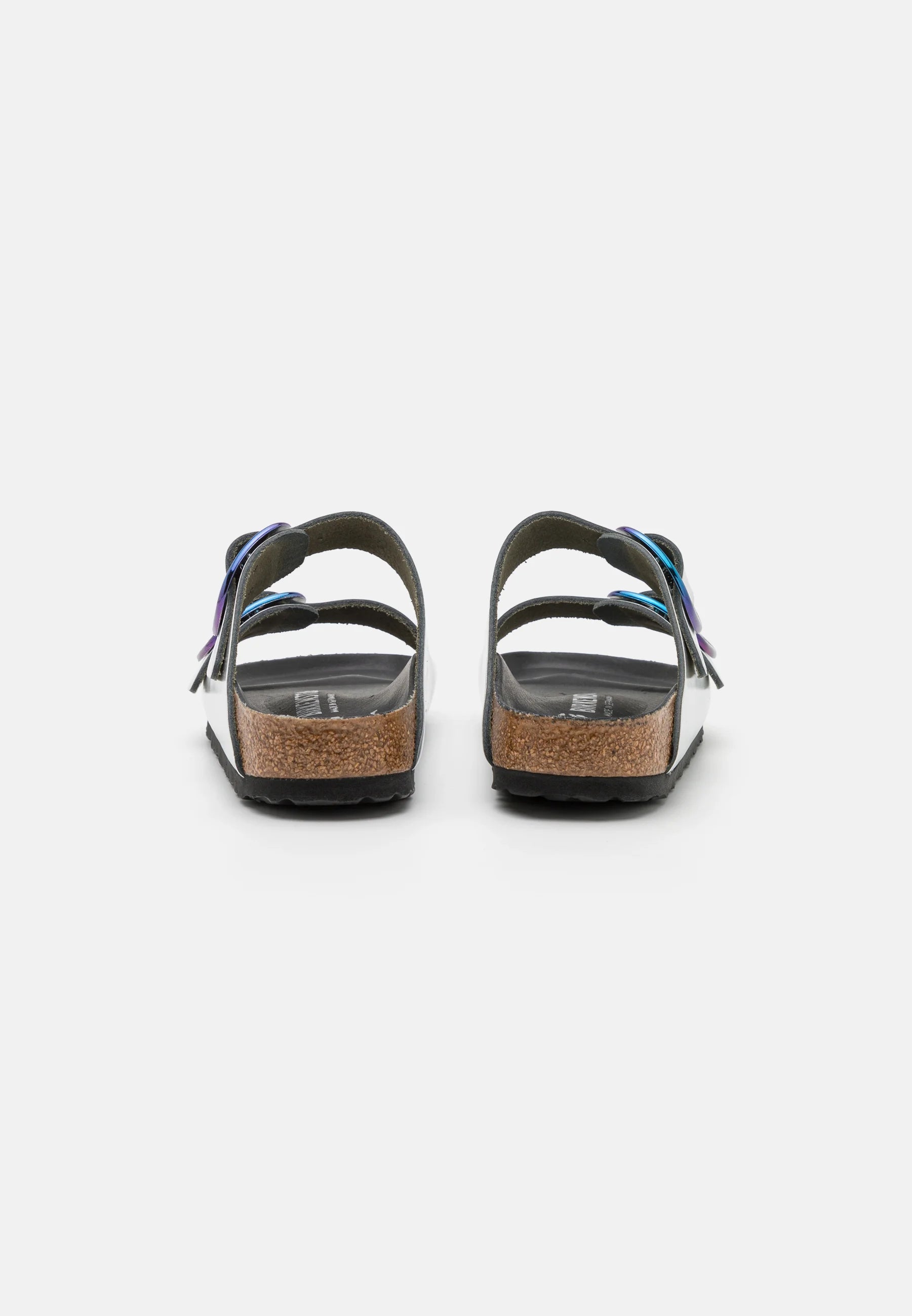 BIRKENSTOCK ARIZONA GATOR GLEAM SILVER NARROW