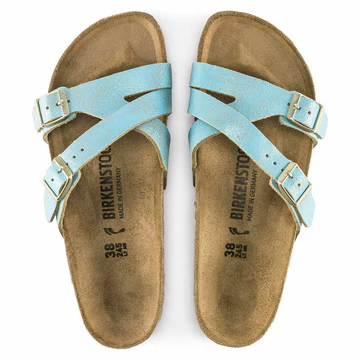 Birkenstock Yao Balance Geometric Strap Sandal - Iconic Comfort - EVA Sole - Anatomically Shaped Footbed - Adjustable Buckles - Multiple Colors and Size