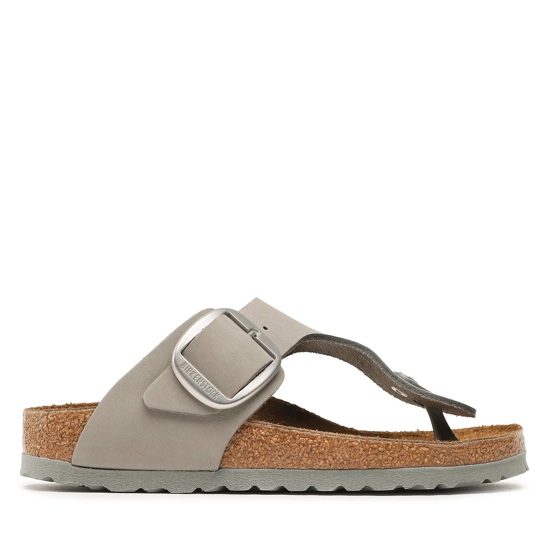 BIRKENSTOCK GIZEH BIG BUCKLE SANDCASTLE NUBUCK REGULAR