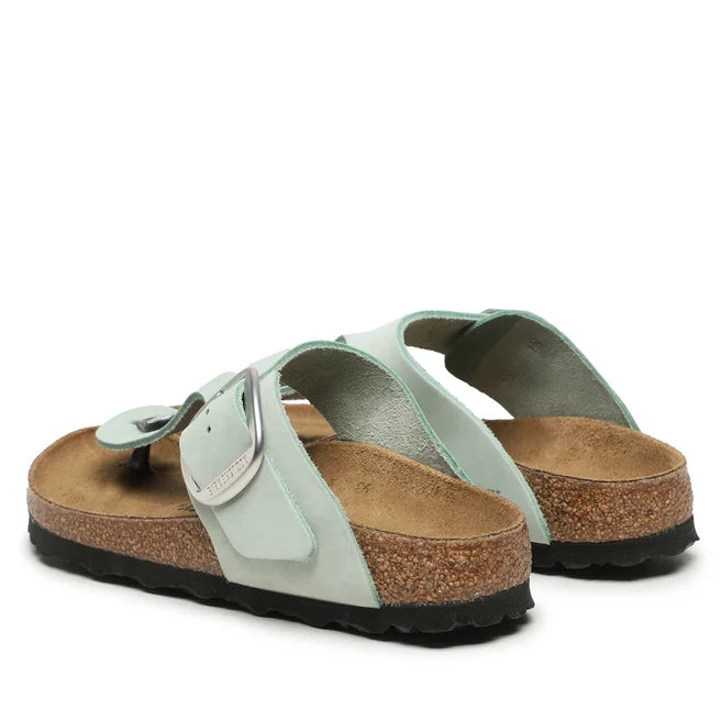 BIRKENSTOCK GIZEH VEGAN IRID MATCHA MICROFIBER REGULAR