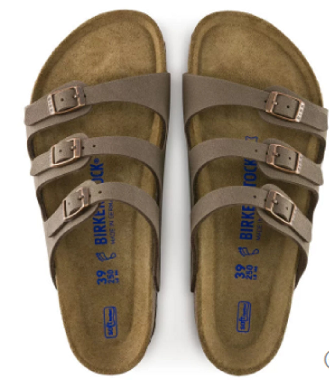 BIRKENSTOCK FLORIDA SOFT FOOTBED MOCHA BIRKIBUC