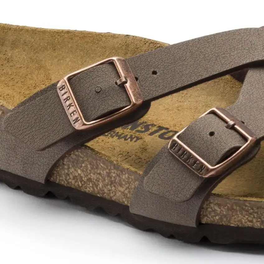 Birkenstock Yao Balance Geometric Strap Sandal - Iconic Comfort - EVA Sole - Anatomically Shaped Footbed - Adjustable Buckles - Multiple Colors and Size