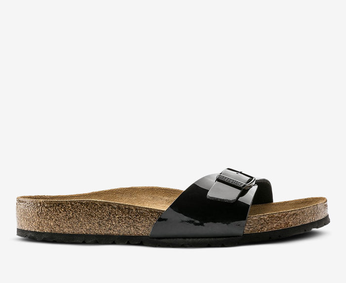 BIRKENSTOCK MADRID MET BLACK BIRKO FLOR NARROW