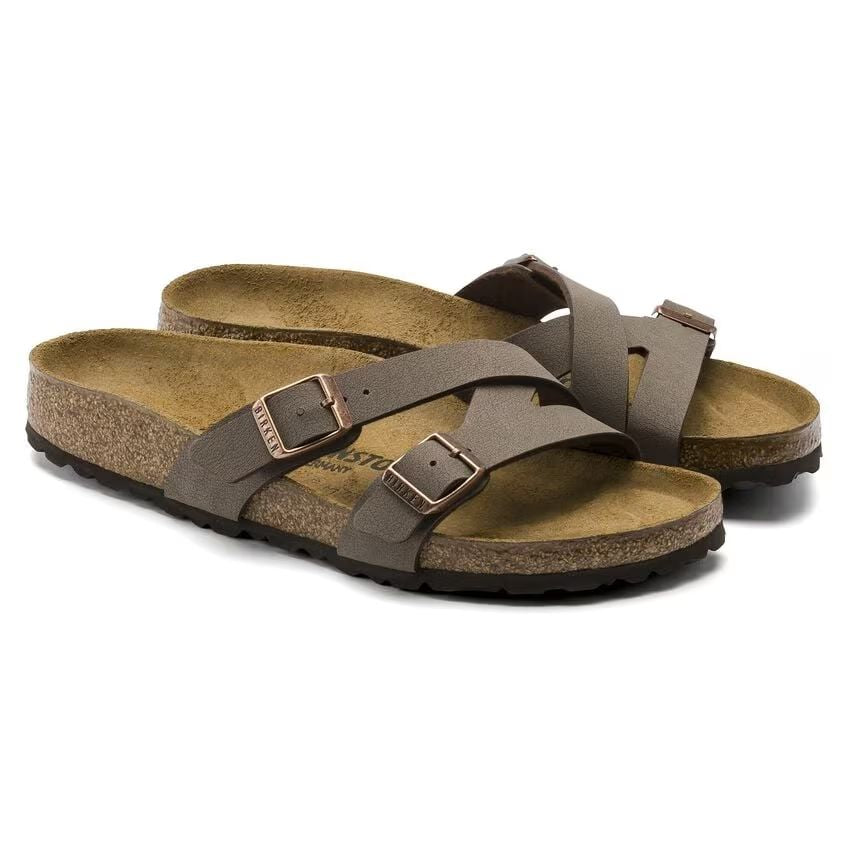 Birkenstock Yao Balance Geometric Strap Sandal - Iconic Comfort - EVA Sole - Anatomically Shaped Footbed - Adjustable Buckles - Multiple Colors and Size