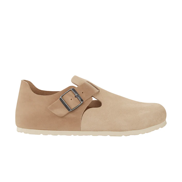 Birkenstock London BS Closed-Toe Shoe - Oiled/Suede Leather Upper - EVA Sole - Anatomical Footbed - Multiple Colors and Size