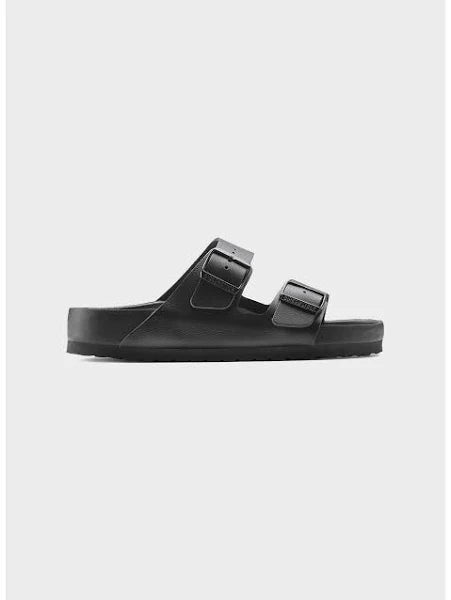 BIRKENSTOCK GIZEH PLATFORM EXQUISITE BLACK LEATHER REGULAR