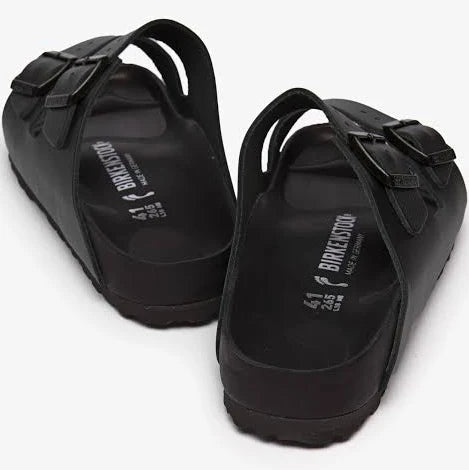 BIRKENSTOCK GIZEH PLATFORM EXQUISITE BLACK LEATHER REGULAR