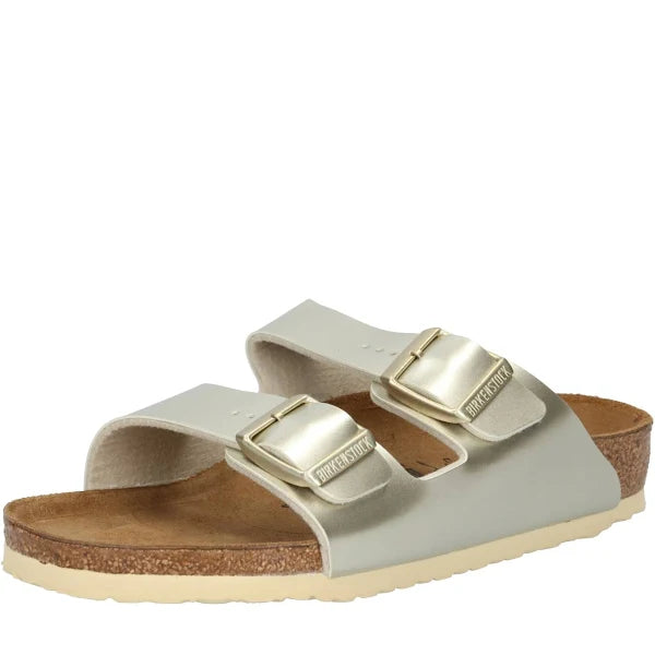 BIRKENSTOCK ARIZONA KID ELECTRIC GOLD BIRKO FLOR NARROW