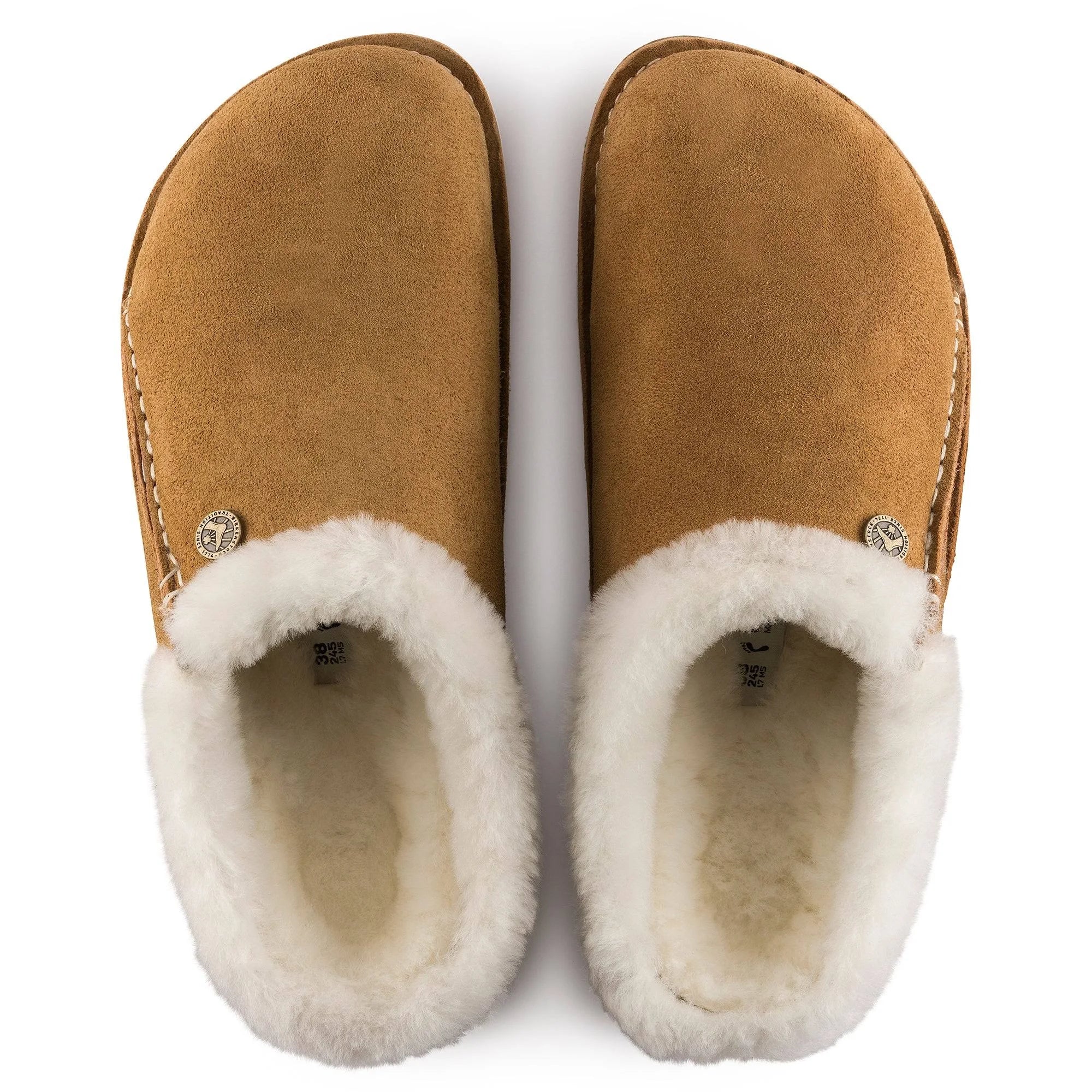 BIRKENSTOCK ZERMATT PREMIUM STONE COIN SHEARLING SUEDE