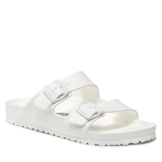 BIRKENSTOCK ARIZONA SOFT FOOTBED ANTIQUE WHITE SUEDE REGULAR