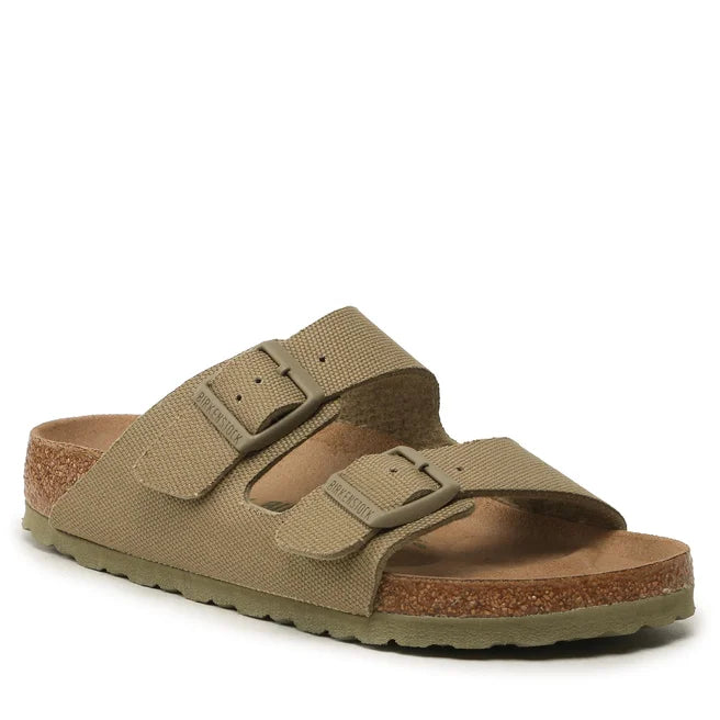 BIRKENSTOCK ARIZONA GRIP FADED KHAKI LEATHER REGULAR