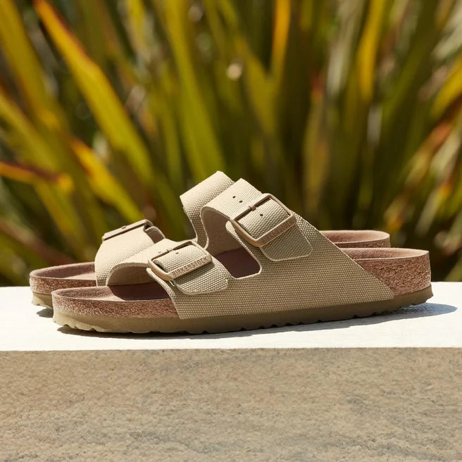 BIRKENSTOCK ARIZONA GRIP FADED KHAKI LEATHER REGULAR