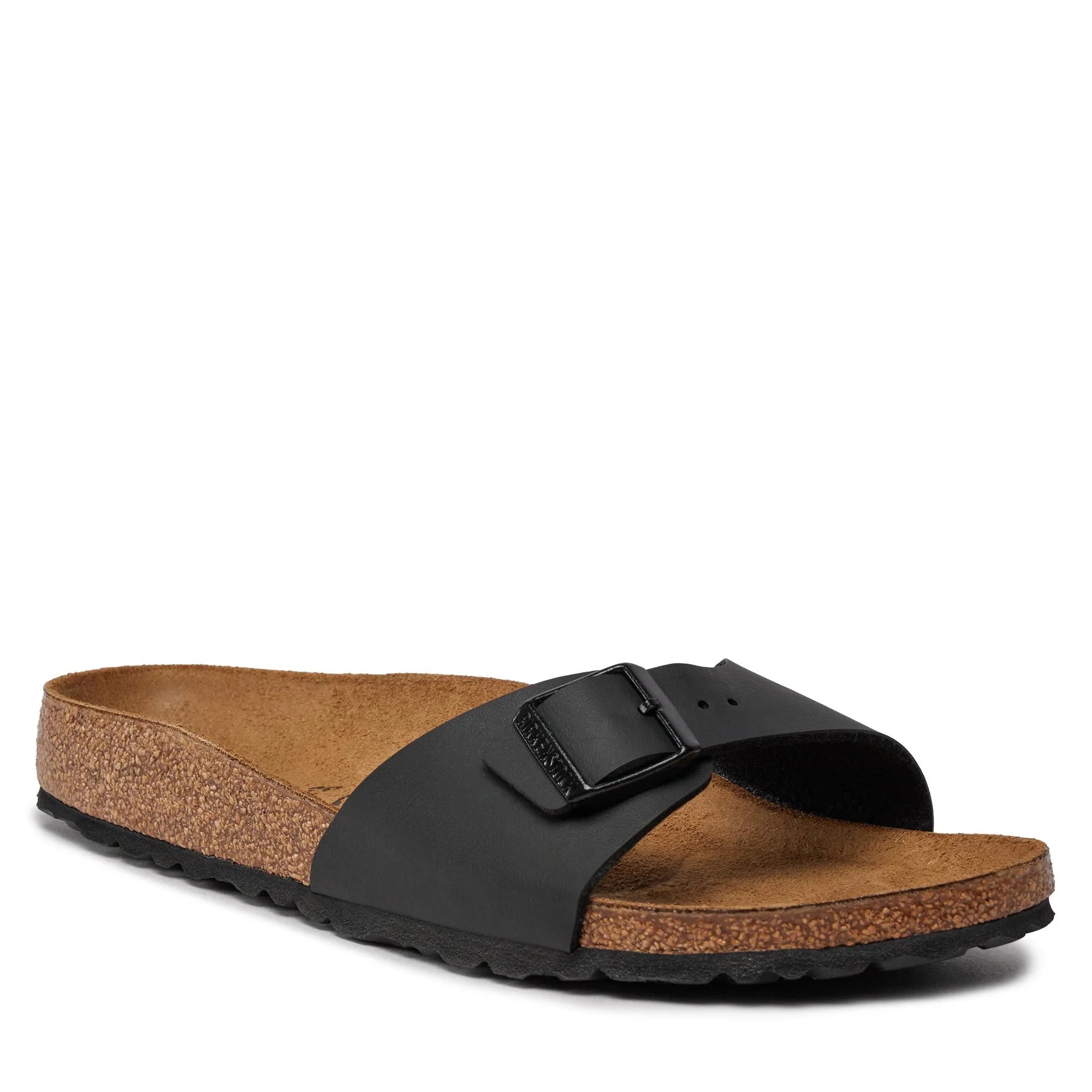 BIRKENSTOCK MADRID VEGAN BLACK BIRKIBUC NARROW