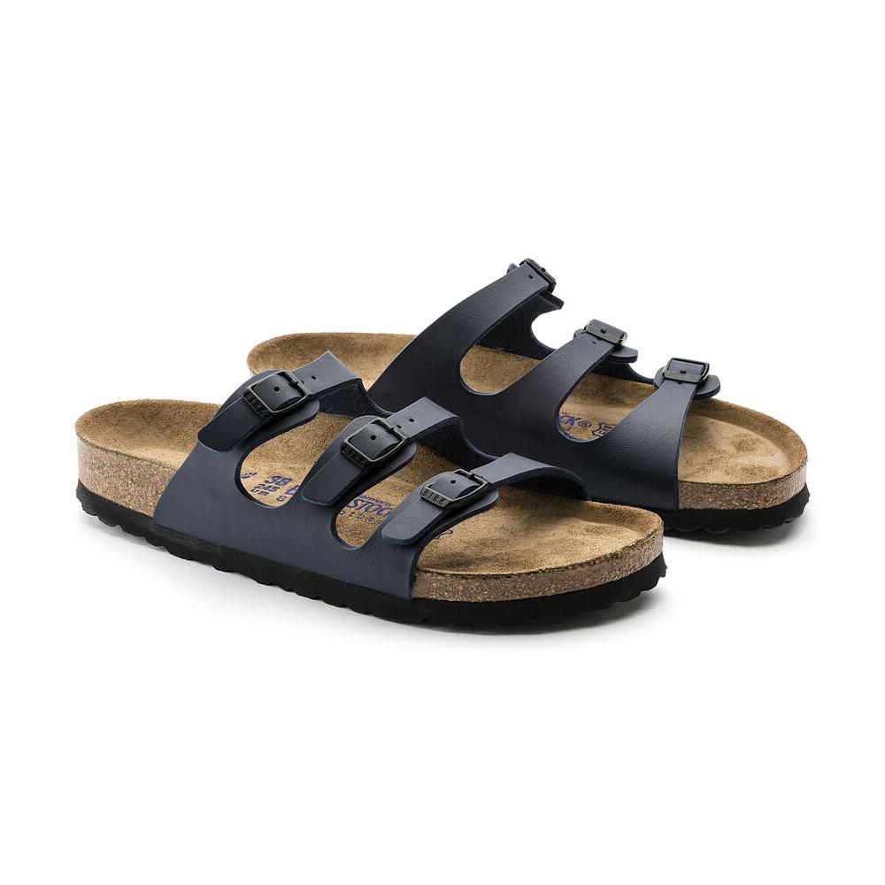 BIRKENSTOCK FLORIDA BLUE BIRKO FLOR SOFT FOOTBED