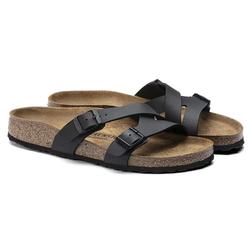 Birkenstock Yao Balance Geometric Strap Sandal - Iconic Comfort - EVA Sole - Anatomically Shaped Footbed - Adjustable Buckles - Multiple Colors and Size