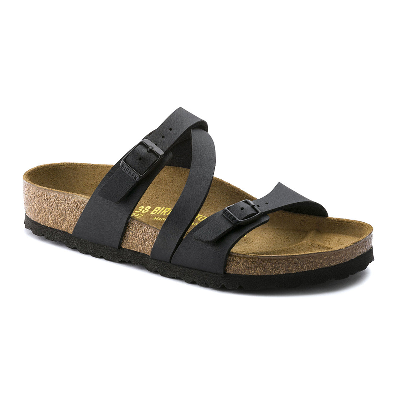 BIRKENSTOCK SALINA BLACK BIRKO FLOR